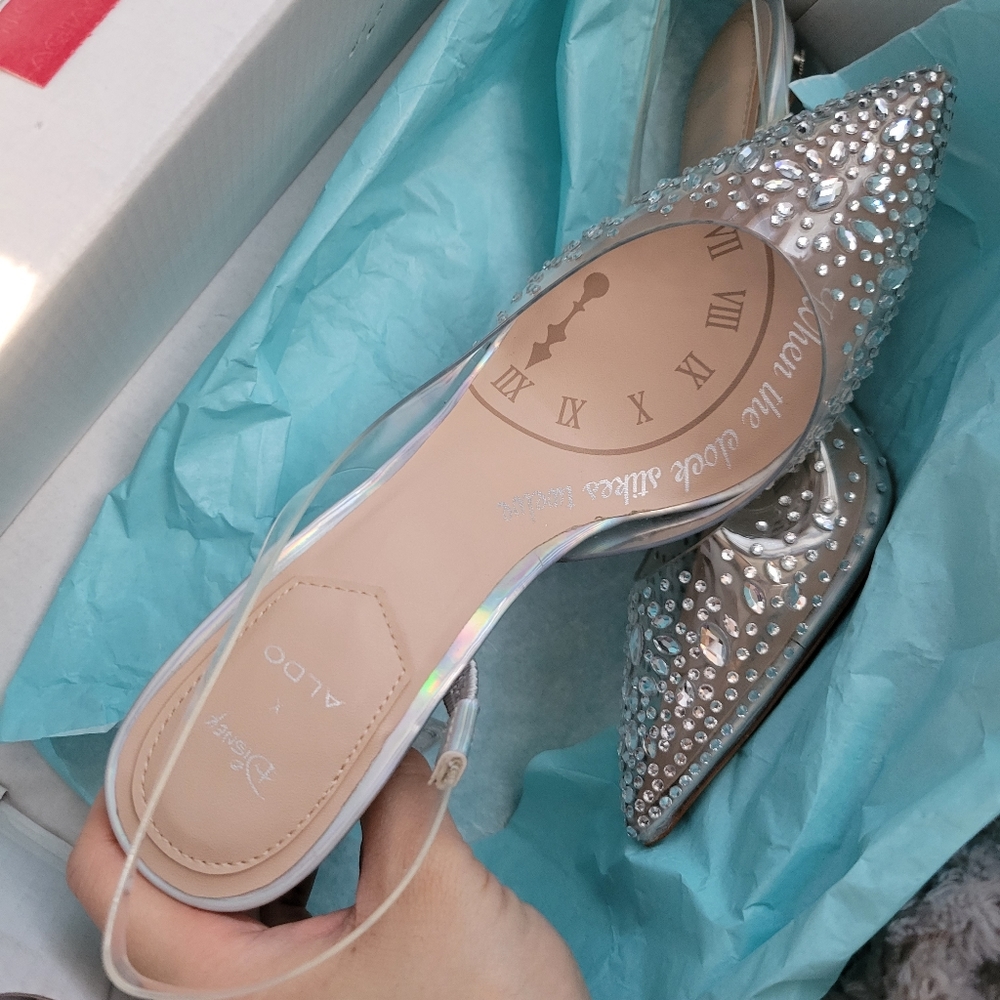 Aldo X DISNEY Striketwelve Cinderella Collaboration Shoes Slingback - Picture 3 of 4